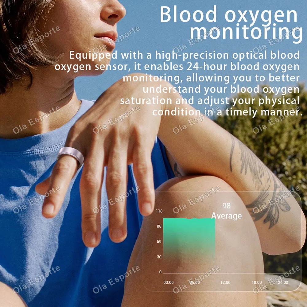Smart Ring for Men Women Fitness Tracker Sleep Monitor Heart Rate Activity Tracking Health and Wellness Wearable - Image 6