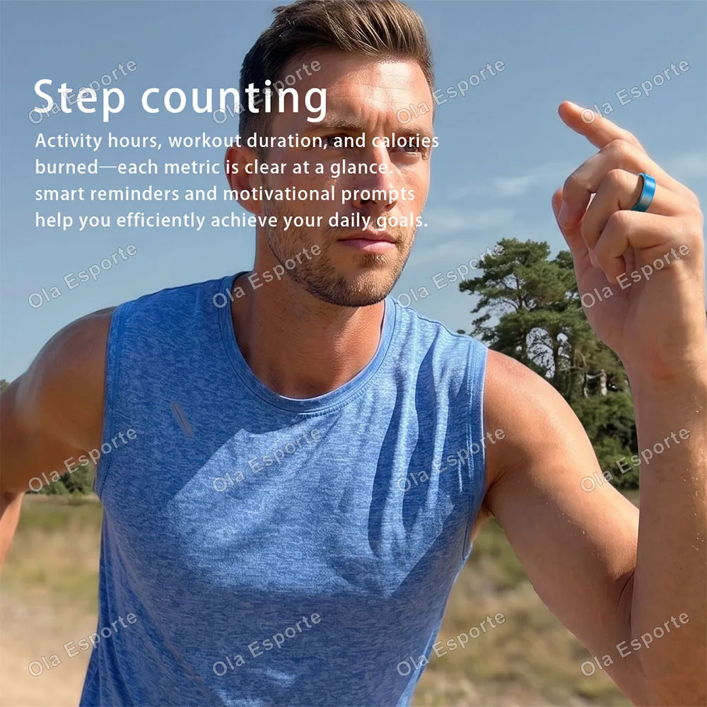 Smart Ring for Men Women Fitness Tracker Sleep Monitor Heart Rate Activity Tracking Health and Wellness Wearable - Image 2