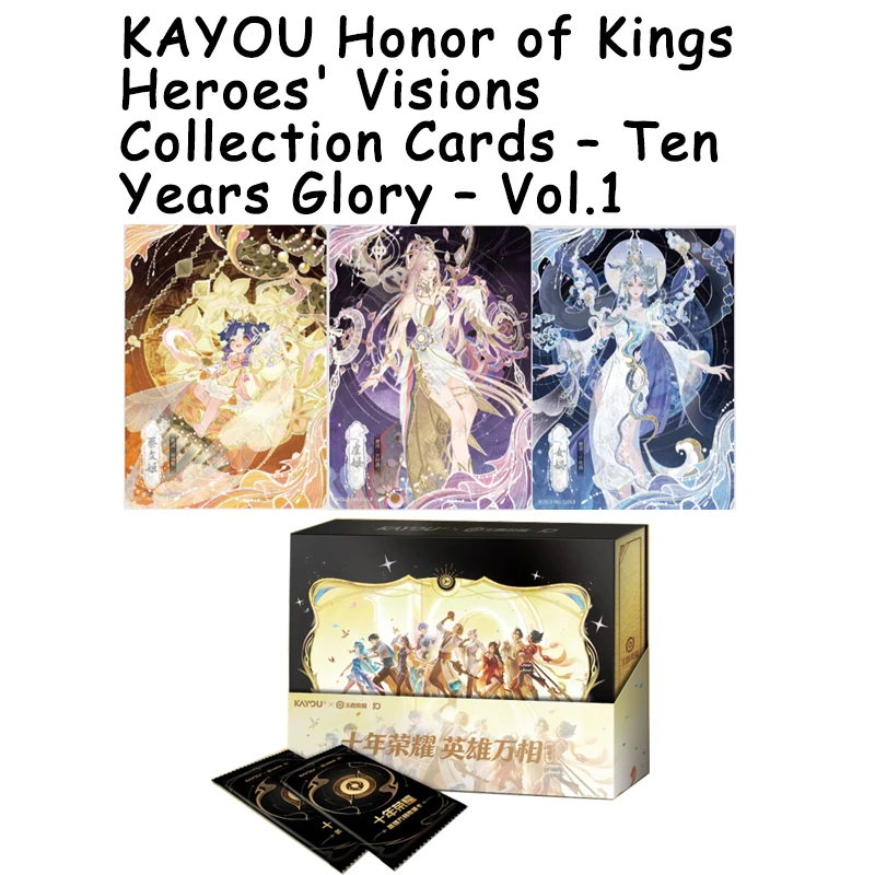KAYOU Honor Of Kings Joy Shadow Vol.1 Rare Collection Cards Box CR UR SSR QR Game Paper Playing Cards Hobby Collectors Gift - Image 2