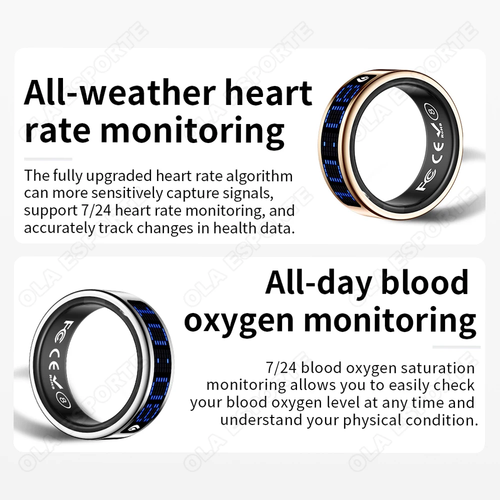 2026 Smart Health Ring for Men Women Daily Activity Tracker Sleep Monitor Heart Rate Fitness and Wellness Wearable for ios Android - Image 3