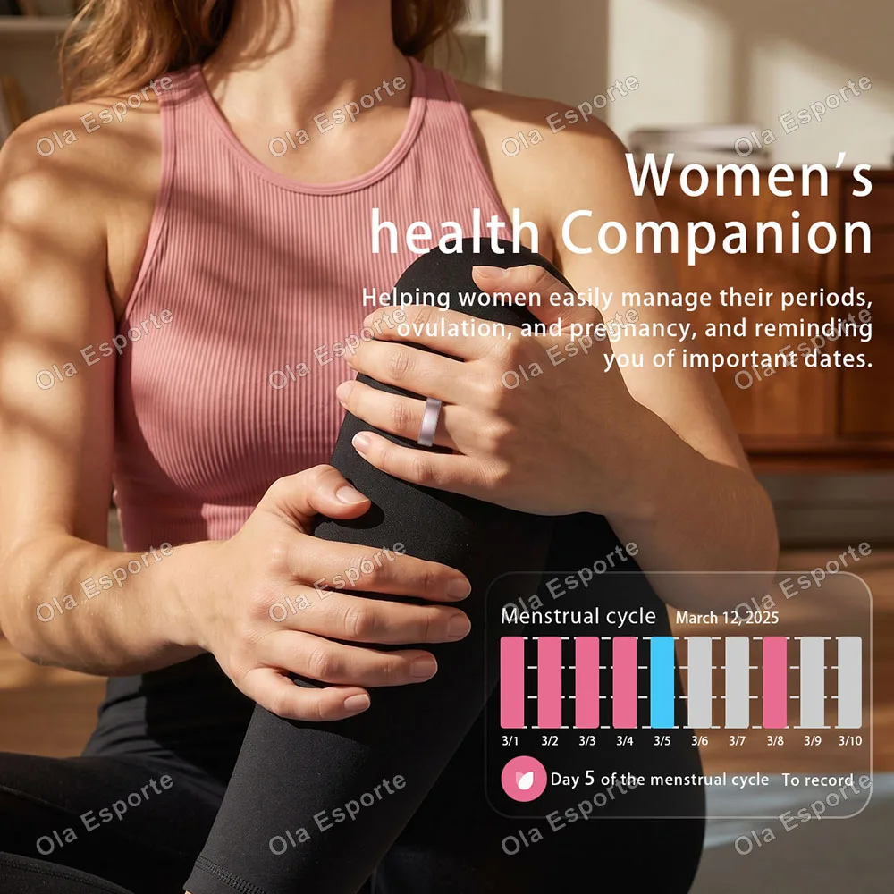 Smart Ring for Men Women Fitness Tracker Sleep Monitor Heart Rate Activity Tracking Health and Wellness Wearable - Image 4