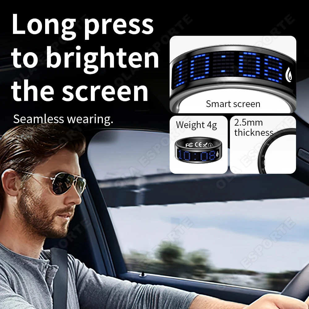 2026 Smart Health Ring for Men Women Daily Activity Tracker Sleep Monitor Heart Rate Fitness and Wellness Wearable for ios Android - Image 6