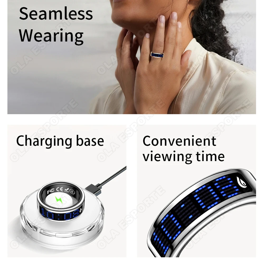 2026 Smart Health Ring for Men Women Daily Activity Tracker Sleep Monitor Heart Rate Fitness and Wellness Wearable for ios Android - Image 7