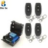 Diese 12V Relay Receiver 433Mhz rf Universal Remote Control DIY Smart Switch andTransmitter key fob for Electric Door Circuit