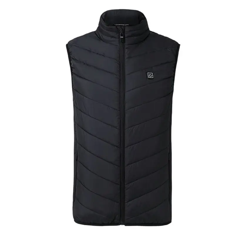 Men USB Infrared 17 Heating Areas Vest Jacket Men Winter Electric Heated Vest Waistcoat For Sports Hiking Oversized 5XL - Image 3