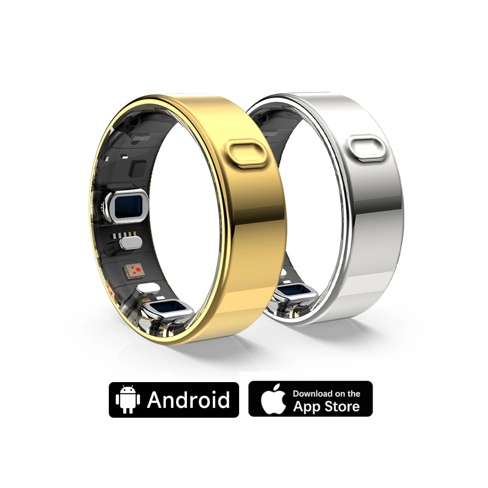 Intelligent Smart Rings Heart Rate ECG EDA IP69 OEM Smart Emotions Heart Rate Sleep Manufacturers Health Smart Ring for Men - Image 3