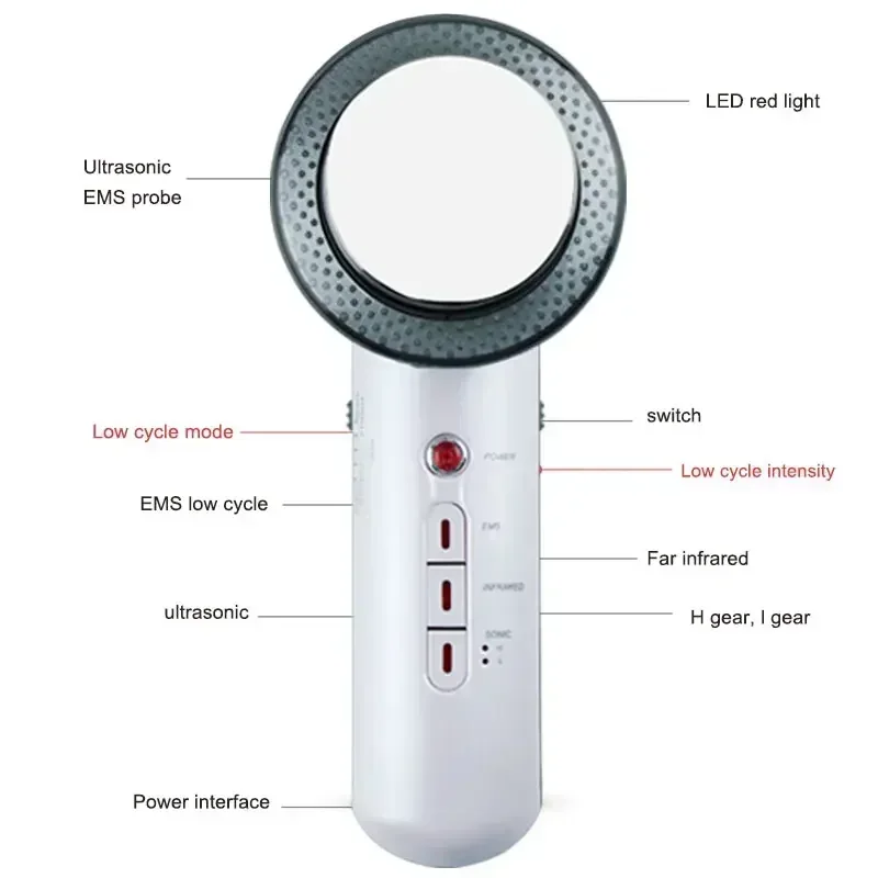 3 IN 1 EMS Ultrasonic Cavitation Weight Loss Machine Anti Cellulite Fat Burner Infrared Slimming Machin Beauty Apparatus Care - Image 6