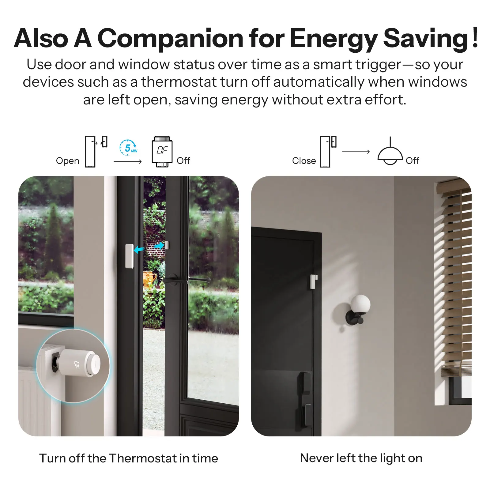 SONOFF SNZB-04PR2 SenseGuard DW Gen2 Zigbee Door/Window Sensor Active Security With Tamper Alerts Matter Bridge Via Apple Home - Image 4