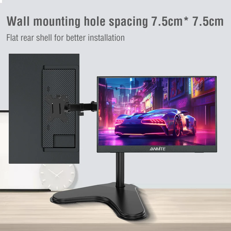 Anmite 16-Inch Portable Touch Monitor Non-touch Optional 1200P HDR 16:10 For XBox PS4 / 5 Switch Cell Phone PC Loptop Extension - Image 4