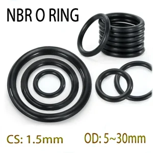 20pc NBR O Ring Seal Washer Plumbing Gasket Rubber Spacer Oil Resistance Oring High Pressure Repair Oil Resist Band Sealing Ring