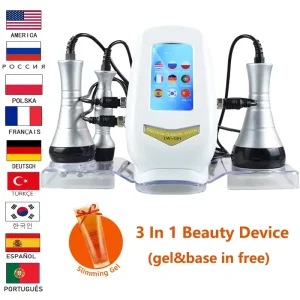 New 3 in 1 40k Ultrasonic RF Shape Vacuum Frequency Liposuction Weight Loss Slimming Skin Tightening Cavitation Machine