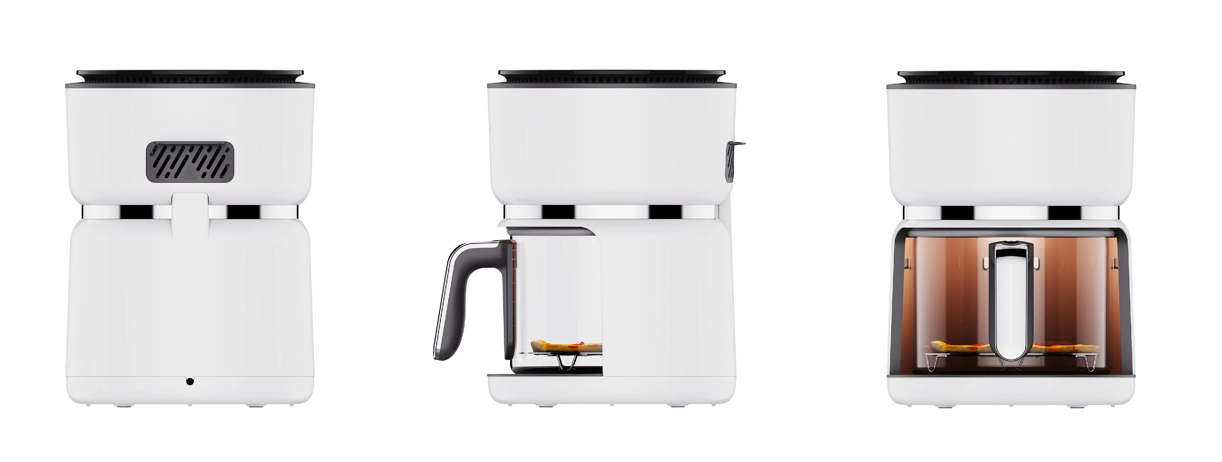Electric Hot Air Fryer Oven Oil Free Cooker 1225W 3 Liters Smart Cooking Programs Compact Oilless Small Oven Fit for 2-3 People - Image 4