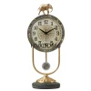 Pure copper Table clock Electronic desktop clock table decoration and accessories desk decor gadgets luxurious European style