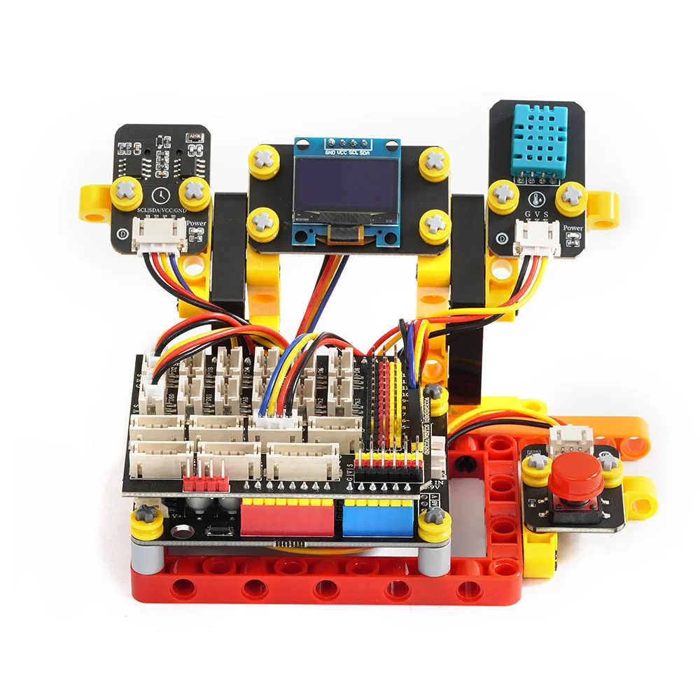 Programming Building Blocks Toys Science Toy Technology Gadget Bricks Physics 3D Puzzle Kit STEM Learning Educational Toys