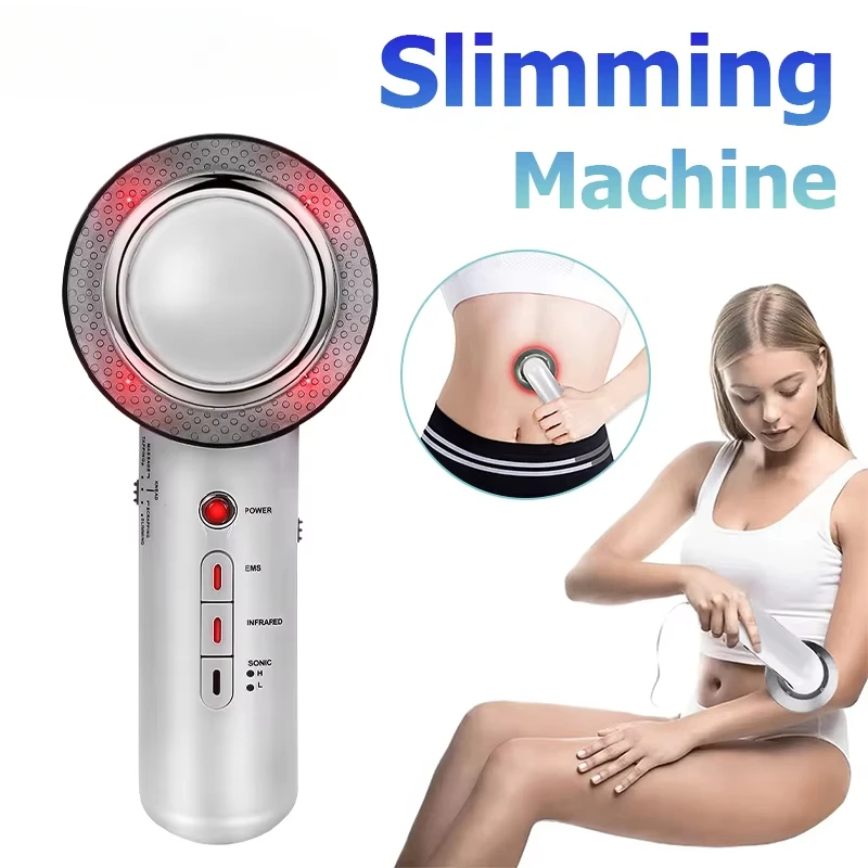 3 IN 1 EMS Ultrasonic Cavitation Weight Loss Machine Anti Cellulite Fat Burner Infrared Slimming Machin Beauty Apparatus Care - Image 2