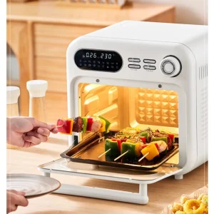 Compact Home Air Fryer Oven 2025 New - 16L Multi-Function 16 Presets Air Fry & Bake All-in-One
