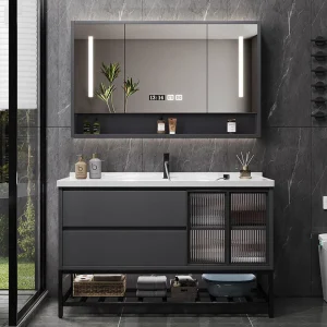 Modern Skincare Bathroom Cabinet Drawers Paper Luxury Partitions Display Toilet Cupboard Organizer Gabinete Trendy Furniture