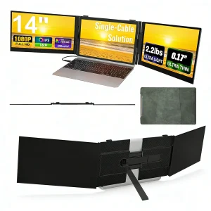 Consumer Electronics Laptop Screen Extender 2-Screen 14-Inch LCD 1080P Type C Business Use Stock Trading Dual Gadgets Wholesale