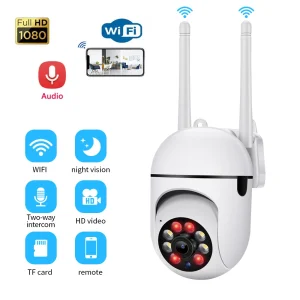 A7 IP Camera Smart Outdoor Home Security WIFI CCTV Surveillance with Color Night Vision Wireless HD 2-Way Audio Camera TF Card