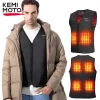 KEMIMOTO Heated Vest Heating Vest Men Women Keep Warm USB Electric For Winter Outdoor Motorcycle Riding Sport Skiing Fishing