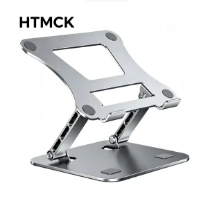 HTMCK Phone Tablet Stand Adjustable Aluminum Alloy Laptop Tablet up to 17" Laptop Portable Folding Stand Cooling Stand Support