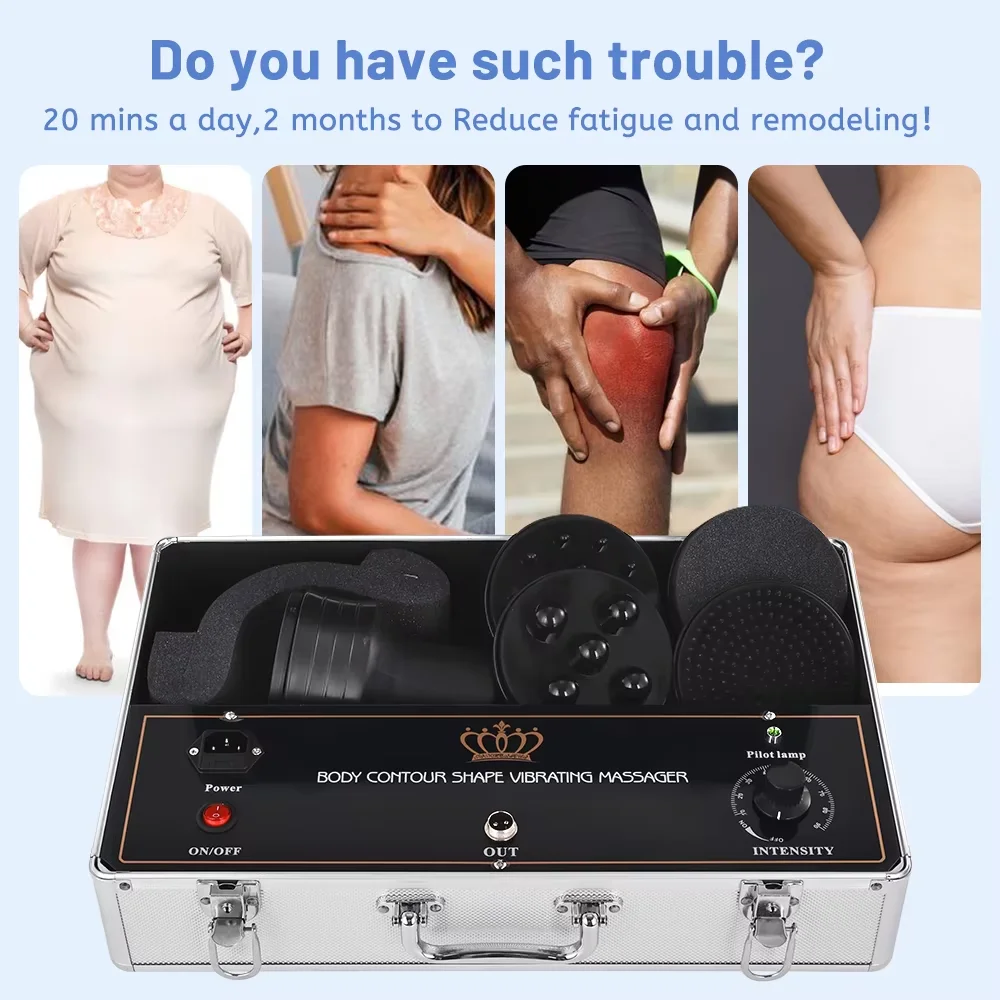 Beautycity Portable Body Massage Machine High Frequency Vibration Body Slimming Machine for Weight Loss Skin Tighten - Image 6