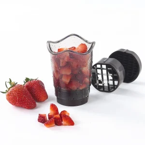 1-4Sets Multi Function Fruit Vegetable Slicer with Detachable Blades Strawberry Banana Cucumber Cutter Salad Prep Kitchen Tool