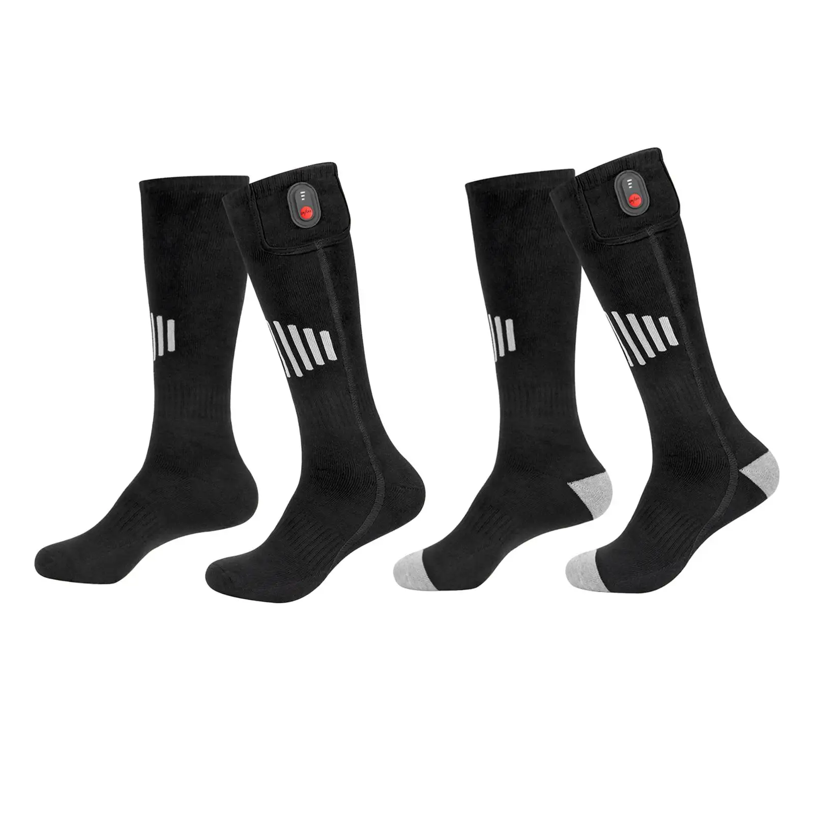 Heated Socks Long Stockings Washable Winter Warm Socks Thick Soft for Indoor Sports Cold Weather Outdoor Activities Riding - Image 6