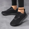 2026 New Arrival Women Breathable Hollow Mesh Sports Shoes Lightweight Lace‑up Sneakers Outdoor Gym Fitness Walking