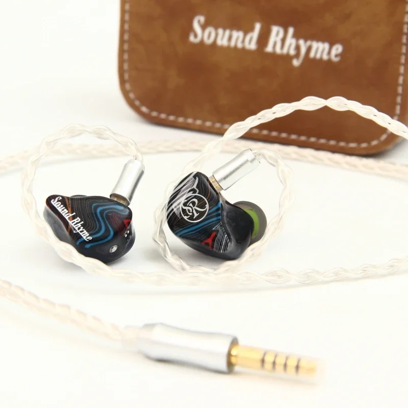Soundrhyme SR7 1DD+6BA Hybrid HiFi Audiophile In-ear Earphones IEMs Studio Bass Monitor Earphones Earbuds - Image 3