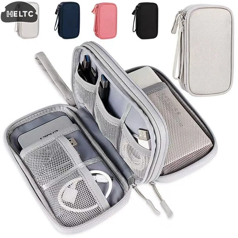 1pc Data Packet Portable Travel Portable Digital Product Storage Bag USB Data Cable Manager Earphones Mobile Power Storage Bag - Image 2