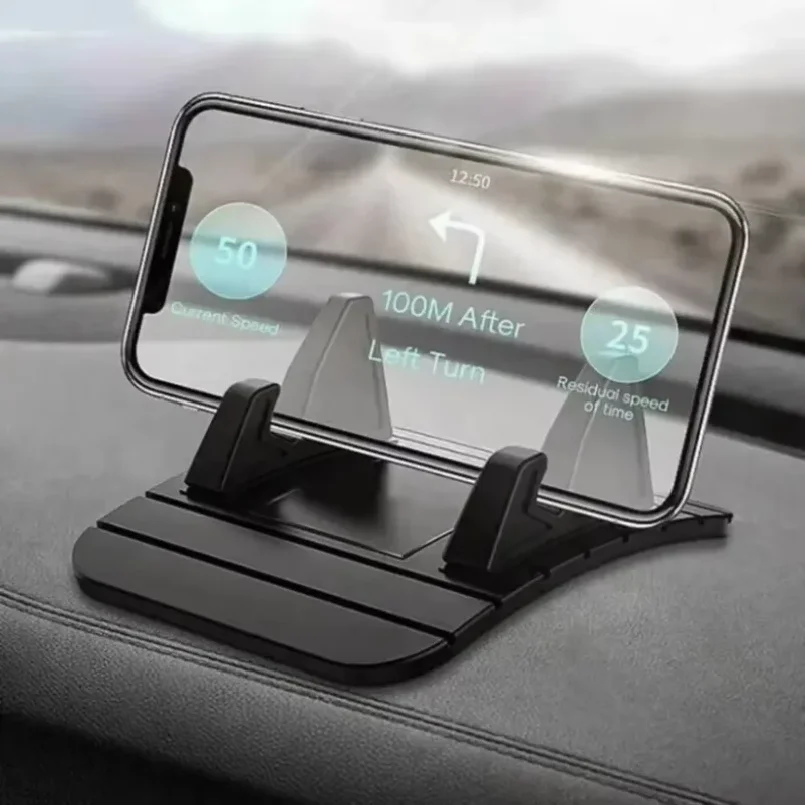 Non-slip Car Phone Holder GPS Navigation Bracket Desktoop Phone Stand For iPhone Samsung Xiaomi Android Smart Phones - Image 3