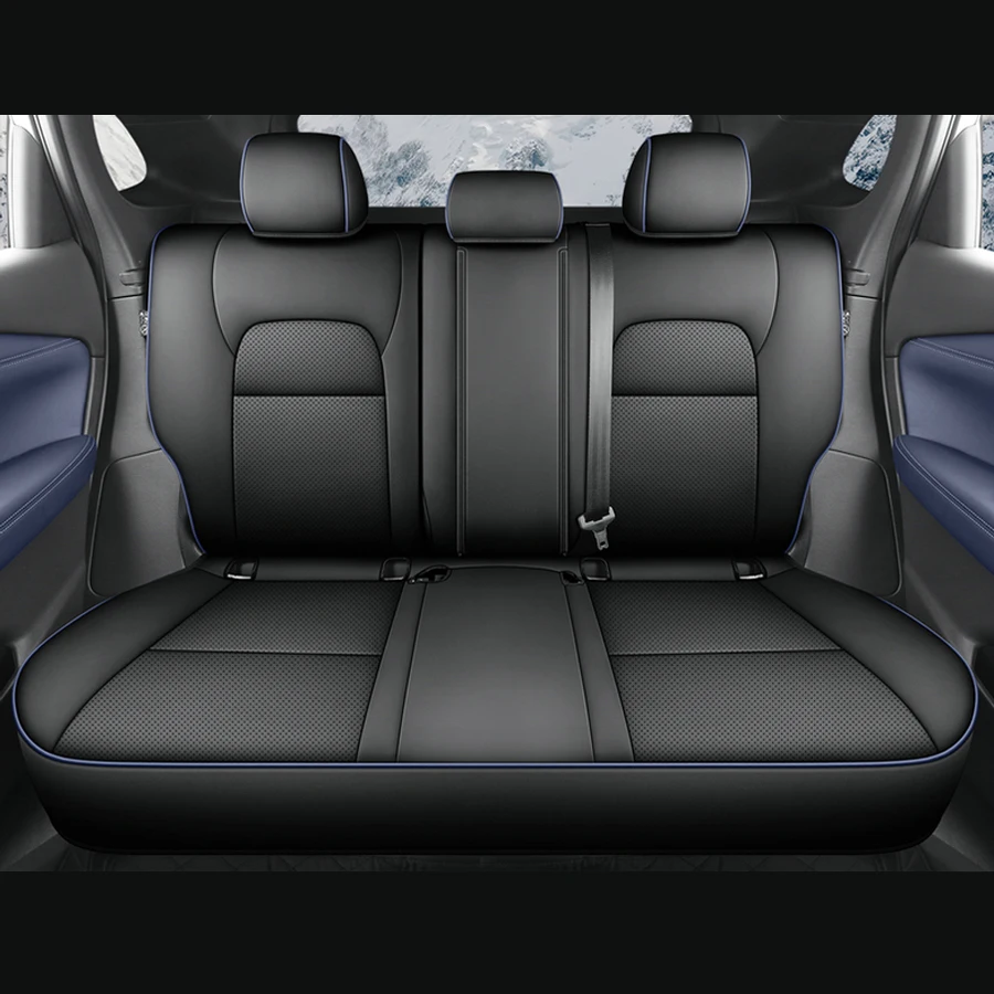 Fashion Custom Car Seat Covers For Nissan Qashqai 2023 2024 Waterproof Leather Cushion Seat Protective Cover Auto Accessories - Image 6