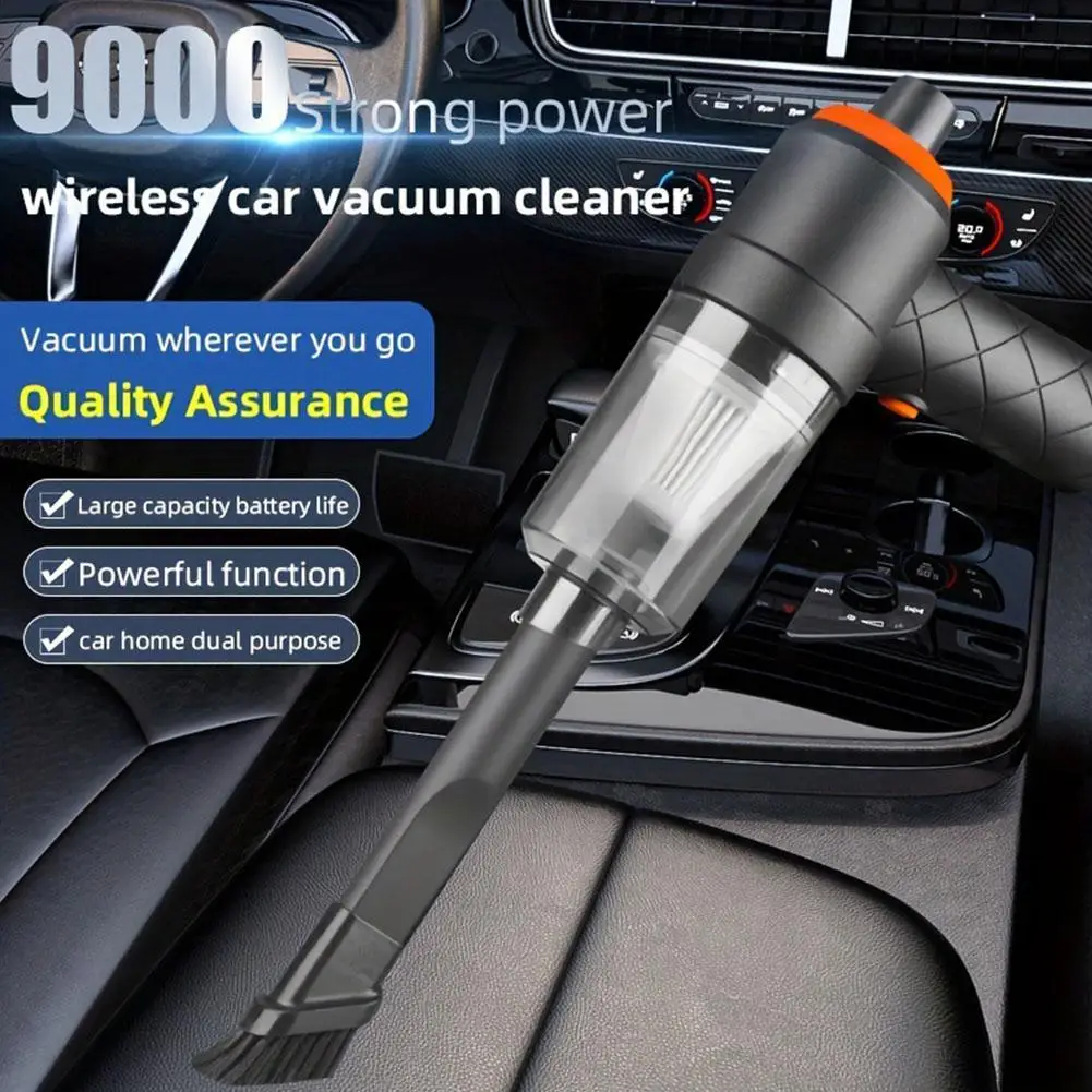 Car Vacuum Portable Cordless High-Power Wireless Car Vacuum Cleaner Handheld Compact Home And Car Vacuum With Crevice Tool