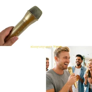P9JB Microphones Kids Props Fake Play Pretend Costume Microphones Plastic Karaoke Props Childrens Cosplay Toddler Wireless News