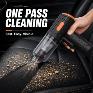Mini, Compact, and Convenient USB Rechargeable Wireless Car Vacuum Cleaner, with Brush Head, Flat Nozzle, Suitable for Home, Office, Camping, Dual-Purpose Suction and Blowing, Computer Keyboard and Laptop Cleaning Tool, Handheld Car Seat Crevice and Keyboard Dead Corner Dust Remover, Lightweight Household Cleaning Device, Easy Dust Removal Anytime, Anywhere, Essential Micro Tool for the Car