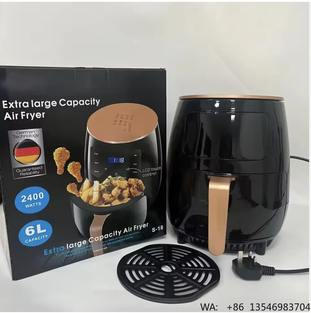6L Capacity Home Commercial Automatic Air Fryer Digital Multifunctional Oil Free Electric Fryer - Image 3