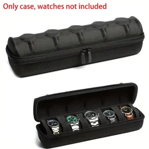 Watch Box Organizer For Men or Women Watch Travel Case Portable Storage Watch Display Holder for Wristwatches and Smart Watches