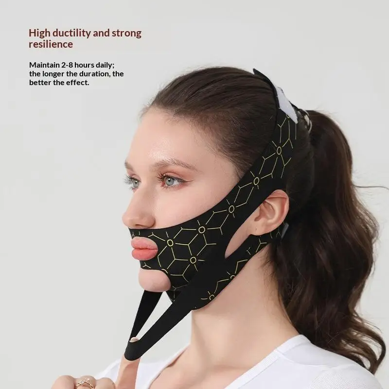 Chin Cheek Slimming Bandage V Shaper V Line Lifting Mask Face Lifting Anti Wrinkle Strap Band Sleeping Mask Beauty Health - Image 4