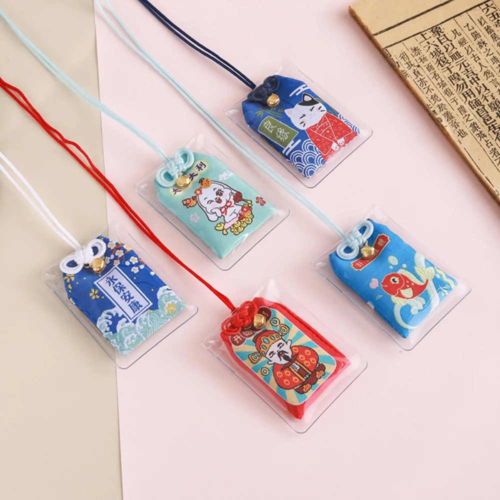 Japanese Prayer Lucky Charm Omamori Pray Fortune Chinese Pendant Health Beauty Couple Keychain Friend Kid Gift - Image 2
