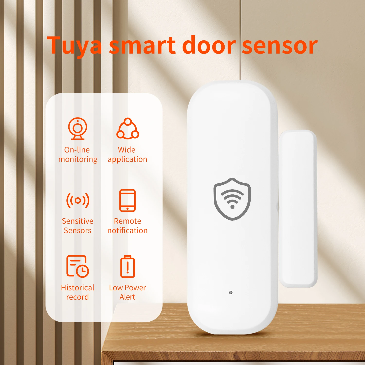 YFK Zigbee Door And Window Sensor for Tuya Smart Home Open/Closed Security Alarm Detector Compatible with Smart Life Products - Image 2