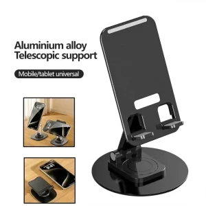 Foldable Desk Phone Holder Multi-Angle Metal Bracket Adjustable Desktop Stand For iPhone Xiaomi Reami Huawei OPPO Realme Tablet