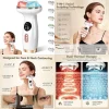 Neck & Face Massager with Hot Cold LED Light Therapy Anti-Wrinkle Beauty Device