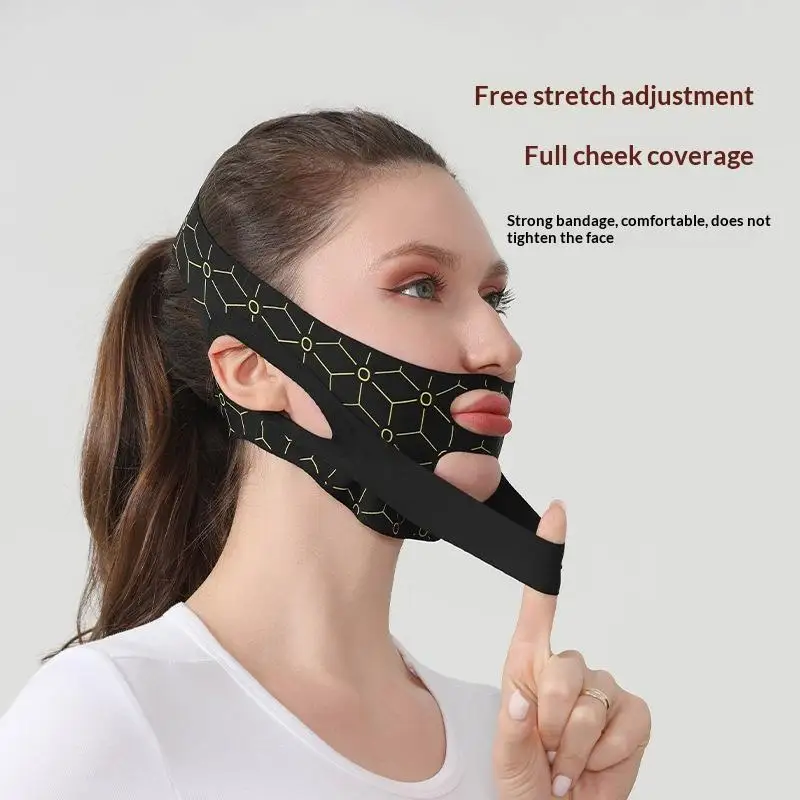 Chin Cheek Slimming Bandage V Shaper V Line Lifting Mask Face Lifting Anti Wrinkle Strap Band Sleeping Mask Beauty Health - Image 5