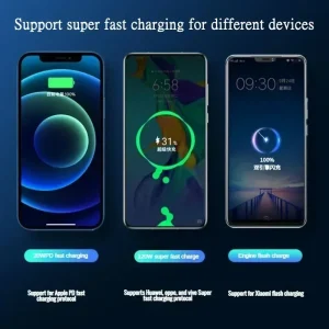 Lenovo 500000mAh 120W Power Bank Super Fast Charging Large Capacity Portable External Spare Battery Powerbank For iPhone Samsung