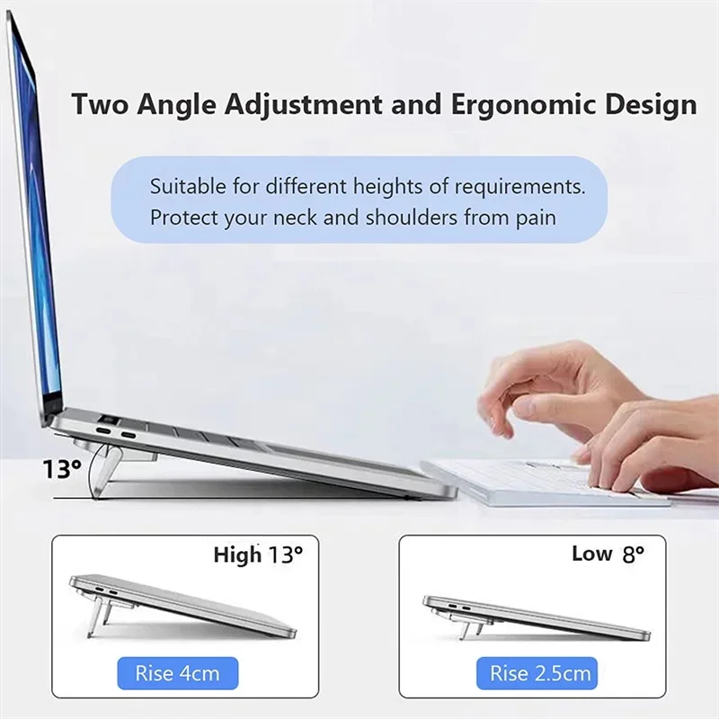 Portable Foldable Laptop Stand Computer Keyboard Holder Laptop Cooling Stand For Macbook Huawei Xiaomi Lenovo Notebook Bracket - Image 6