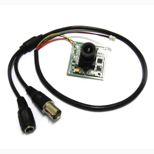 PAL 420TVL 600TVL 700TVL CCD IR Color CCTV Camera Board PCB mainboard analog CVBs Module with lens cable