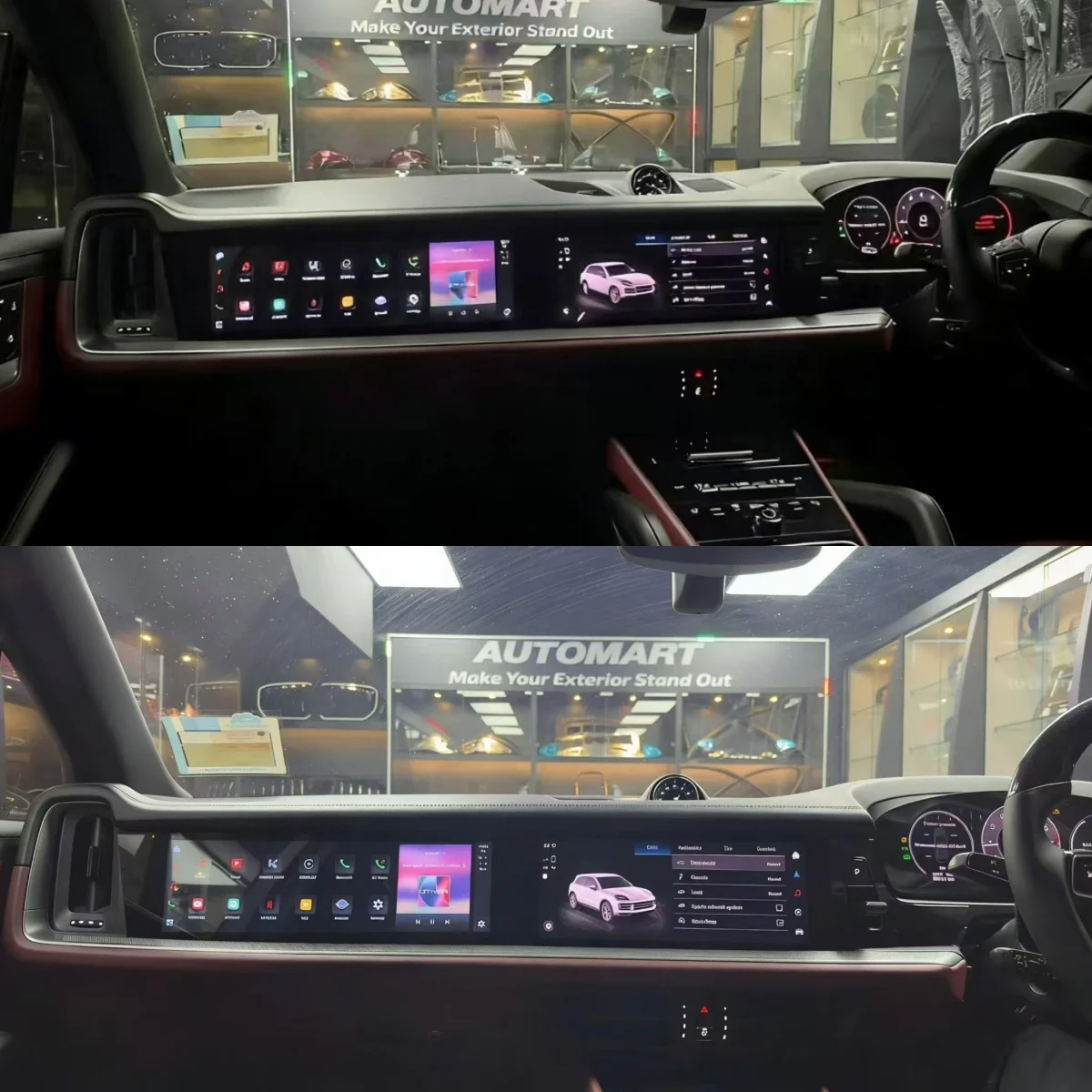 RHD LHD For Porsche Cayenne 2024 Copilot Smart Screen Stereo CarPlay Android Car GPS Navigation 4G Multimedia Player Head Unit - Image 3