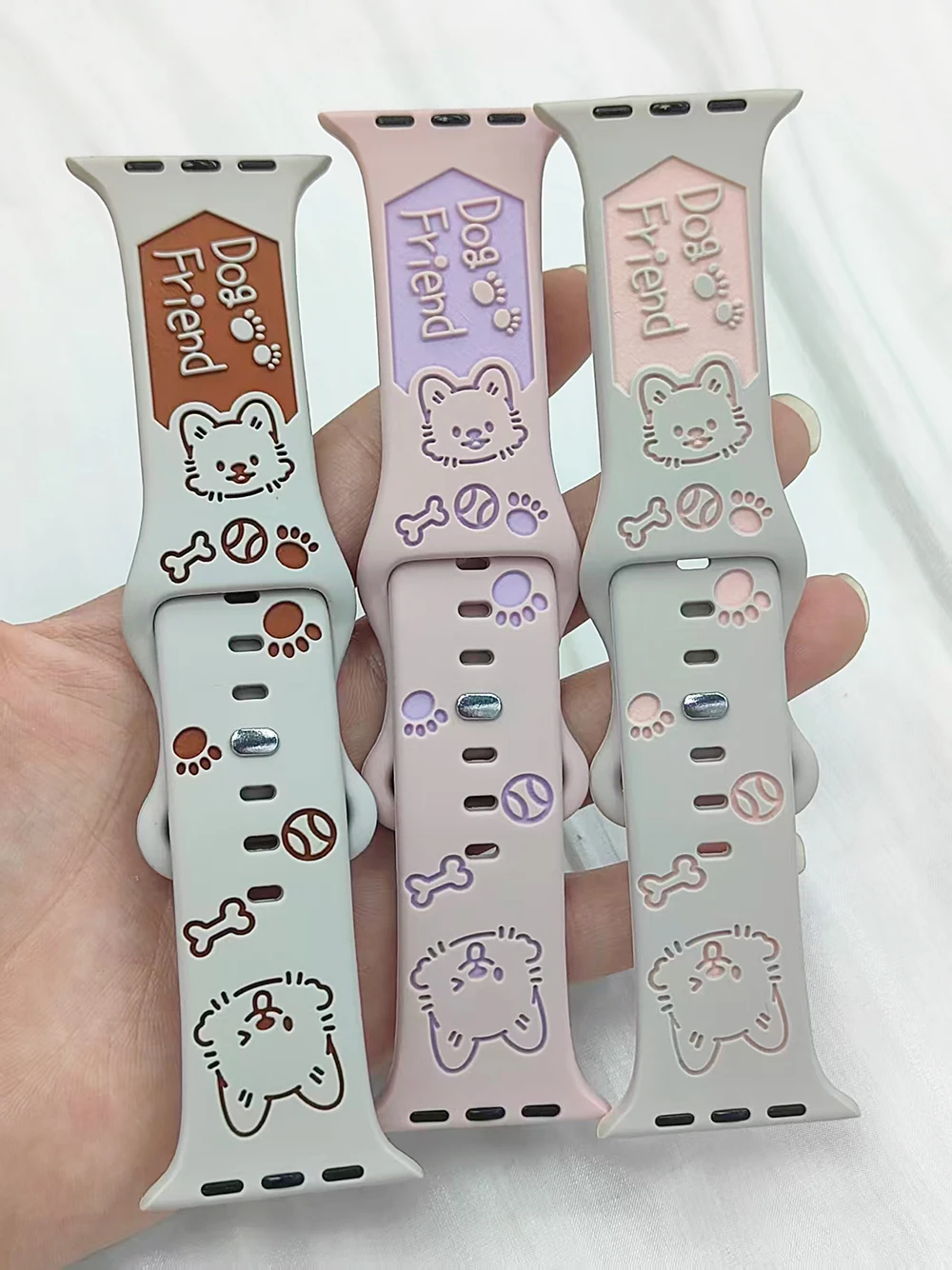 NEW Engraved Strap For Apple Watch Band 46mm 42mm 41-45mm 40-44mm Silicone Sport iWatch Series 11 10 9 8 7 6 5 SE/Ultra 3/2 49mm - Image 4