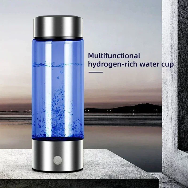 Hydrogen-rich Water Cup Portable Water Cup New USB Rechargeable Water Cup High Borosilicate Electrolytic Hydrogen Water Cup - Image 4